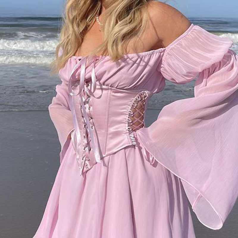 Pink Bandage Corset Dress 💖